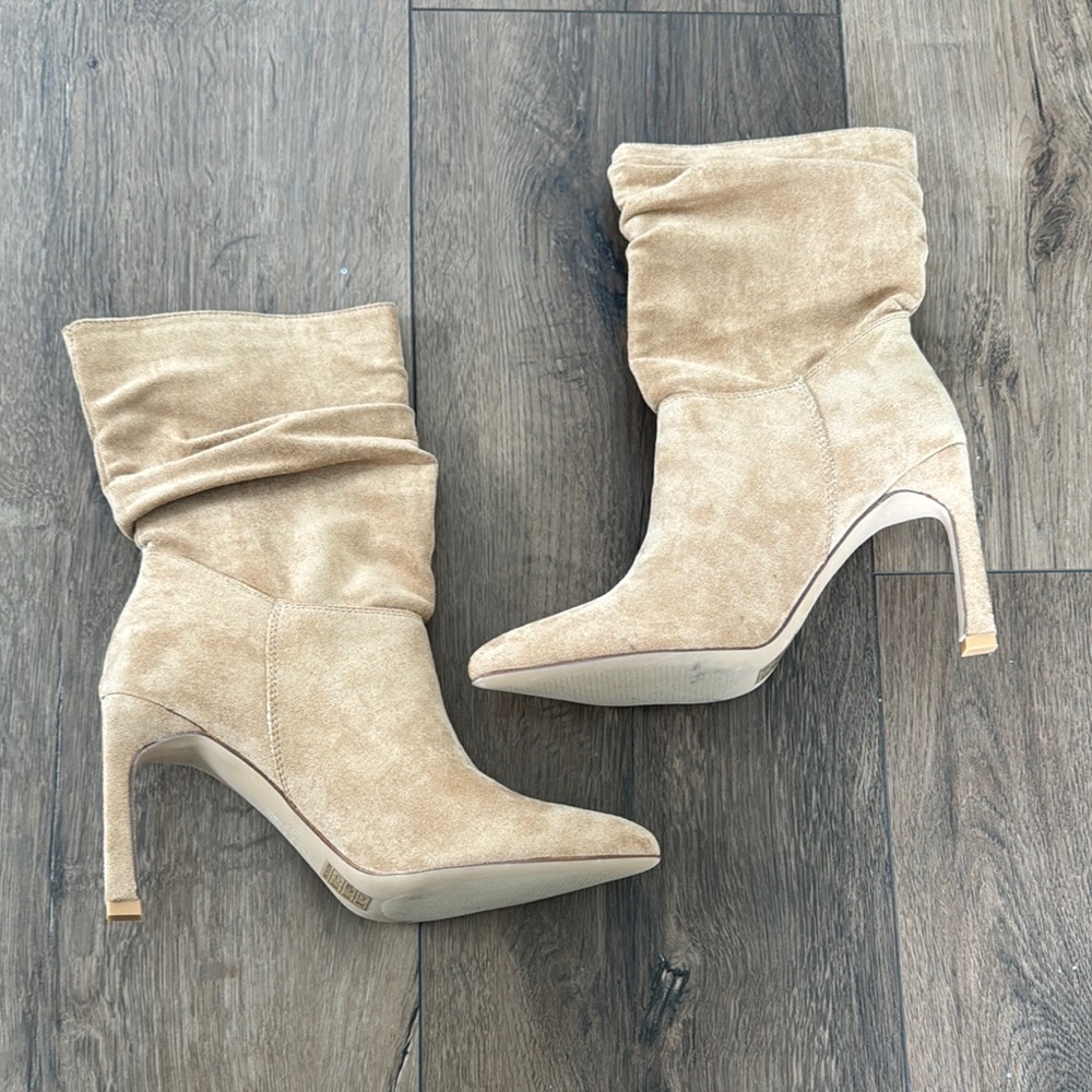 Oasis Society Tan Suede Women's Boots